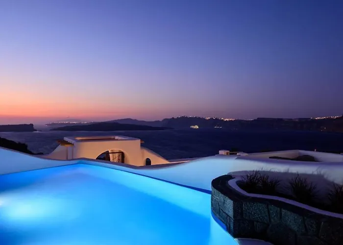 Vila Exquisite Santorini Luna 3 Bedrooms Breathtaking Sea Views *